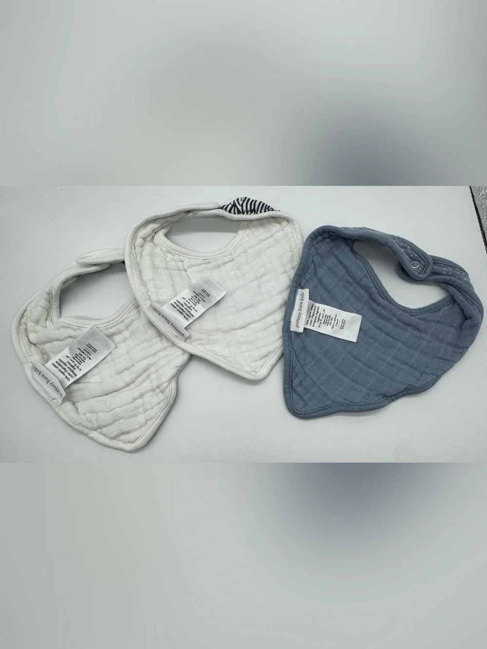 Pottery Barn Kids set of 3 Bibs